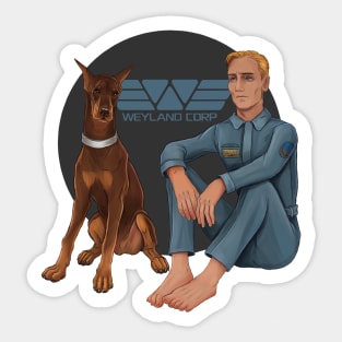 David and Maggie Sticker